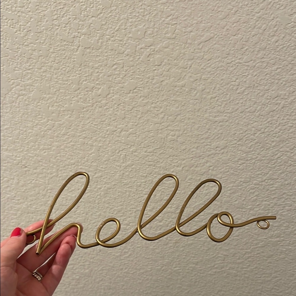 HELLO good wall decor